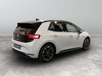 Usata VW ID.3 Pro Performance 150 kW (204 CV) 2022 Glacier white metallizzato nero Utilitaria