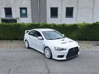 Usata Mitsubishi Lancer 295 CV (216 kW) 2009 Bianco Berlina