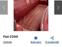 Usata Fiat 2300 1964 Argento Coupé