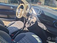 Usata Fiat 500 Lounge 69 CV (50 kW) 2015 Nero Utilitaria