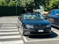 Usata Saab 9-3 Cabriolet Vector 150 CV (110 kW) 2004 Nero Cabrio