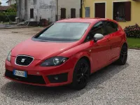 Usata Seat Leon FR 170 CV (125 kW) 2009 Rosso Utilitaria