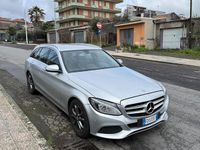 Usata Mercedes C200 Exclusive 135 CV (99 kW) 2015 Grigio Station wagon