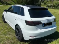 Usata Audi A3 110 CV (80 kW) 2017 Bianco Berlina