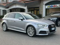 Usata Audi A3 Sport 184 CV (135 kW) 2018 Argento Berlina
