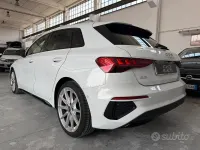 Usata Audi A3 Black Edition 150 CV (110 kW) 2020 Bianco Berlina