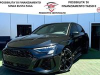 Usata Audi RS3 Sportback Ambiente 400 CV (294 kW) 2022 Nero Utilitaria