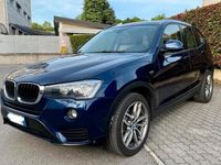 Usata BMW X3 Advantage 150 CV (110 kW) 2015 Blu/azzurro SUV