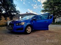 Usata Chevrolet Aveo 2014 Blu Utilitaria