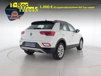 Usata VW T-Roc Life 110 CV (80 kW) 2022 Pure white deep black perlato SUV