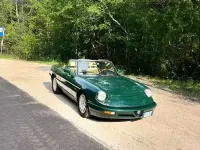 Usata Alfa Romeo Spider 117 CV (86 kW) 1991 Verde Cabrio