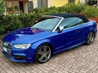 Usata Audi S3 Cabriolet Ambiente 300 CV (220 kW) 2015 Blu/azzurro Cabrio