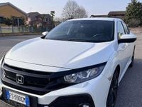 Usata Honda Civic Elegance 120 CV (88 kW) 2018 Bianco Berlina