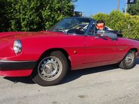 Usata Alfa Romeo Spider 101 CV (74 kW) 1987 Rosso Cabrio