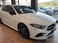 Usata Mercedes A180 AMG line 136 CV (100 kW) 2021 Bianco Berlina