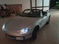 Usata Mazda MX5 110 CV (80 kW) 2000 Grigio Cabrio