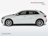 Usata Audi A3 Advanced 130 CV (95 kW) 2021 Bianco Berlina