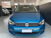 Usata VW Touran Highline 116 CV (85 kW) 2016 Blu Monovolume