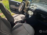 Usata Fiat 500 75 CV (55 kW) 2009 Nero Cabrio