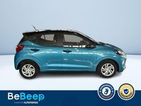 Usata Hyundai i10 Advanced Plus 67 CV (49 kW) 2022 Azzurro metallizzato Utilitaria