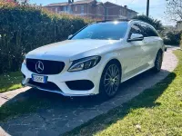 Usata Mercedes C180 Premium 156 CV (114 kW) 2015 Bianco Station wagon