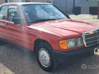 Usata Mercedes 190 118 CV (86 kW) 1991 Rosso Berlina