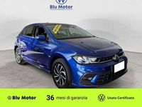 Usata VW Polo Life 95 CV (69 kW) 2023 Reef blue metallizzato Utilitaria
