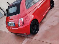Usata Fiat 500 Sport 69 CV (50 kW) 2014 Rosso Cabrio