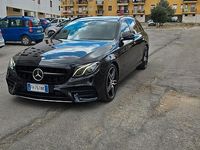 Usata Mercedes E220 AMG line 194 CV (142 kW) 2017 Nero Station wagon