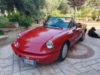 Usata Alfa Romeo Spider 117 CV (86 kW) 1999 Rosso Cabrio