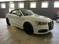 Usata Audi A3 Cabriolet Ambition 150 CV (110 kW) 2014 Bianco Cabrio