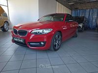 Usata BMW 220 Sport Line 184 CV (135 kW) 2015 Rosso Coupé
