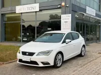 Usata Seat Leon Style 105 CV (77 kW) 2014 Bianco Berlina