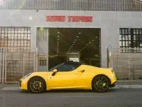 Usata Alfa Romeo 4C Spider 241 CV (177 kW) 2019 Giallo Cabrio