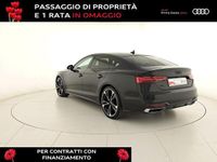Usata Audi A5 Sportback S-Line 204 CV (150 kW) 2022 Nero mythos metallizzato Utilitaria