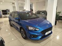 Usata Ford Focus ST-Line 120 CV (88 kW) 2019 Blu met medio Station wagon