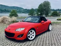 Usata Mazda MX5 126 CV (92 kW) 2010 Rosso Cabrio