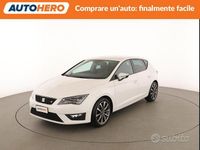 Usata Seat Leon FR 150 CV (110 kW) 2015 Bianco Berlina