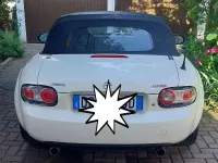 Usata Mazda MX5 126 CV (92 kW) 2006 Bianco Cabrio