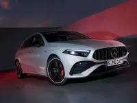 Usata Mercedes A35 AMG Advanced Plus 306 CV (225 kW) 2023 Argento Berlina