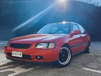 Usata Honda Civic SR 126 CV (92 kW) 1995 Rosso Berlina
