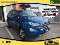 Usata Ford Ecosport Titanium 99 CV (72 kW) 2019 Blu/azzurro SUV