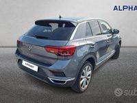 Usata VW T-Roc Advance 150 CV (110 kW) 2021 Grigio SUV