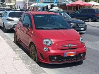 Usata Abarth 595 Custom 135 CV (99 kW) 2014 Rosso Utilitaria