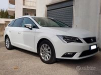 Usata Seat Leon 110 CV (80 kW) 2015 Bianco Station wagon