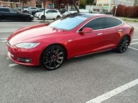 Usata Tesla Model S 514 kW (700 CV) 2015 Rosso Utilitaria