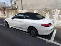 Usata Mercedes C220 AMG 2019 Bianco Cabrio