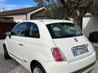 Usata Fiat 500 Lounge 69 CV (50 kW) 2009 Bianco Cabrio