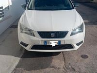 Usata Seat Leon 110 CV (80 kW) 2016 Bianco Berlina