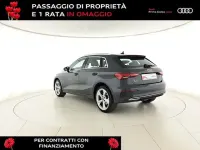 Usata Audi A3 Advanced Plus 116 CV (85 kW) 2022 Grigio manhattan metallizzato Berlina